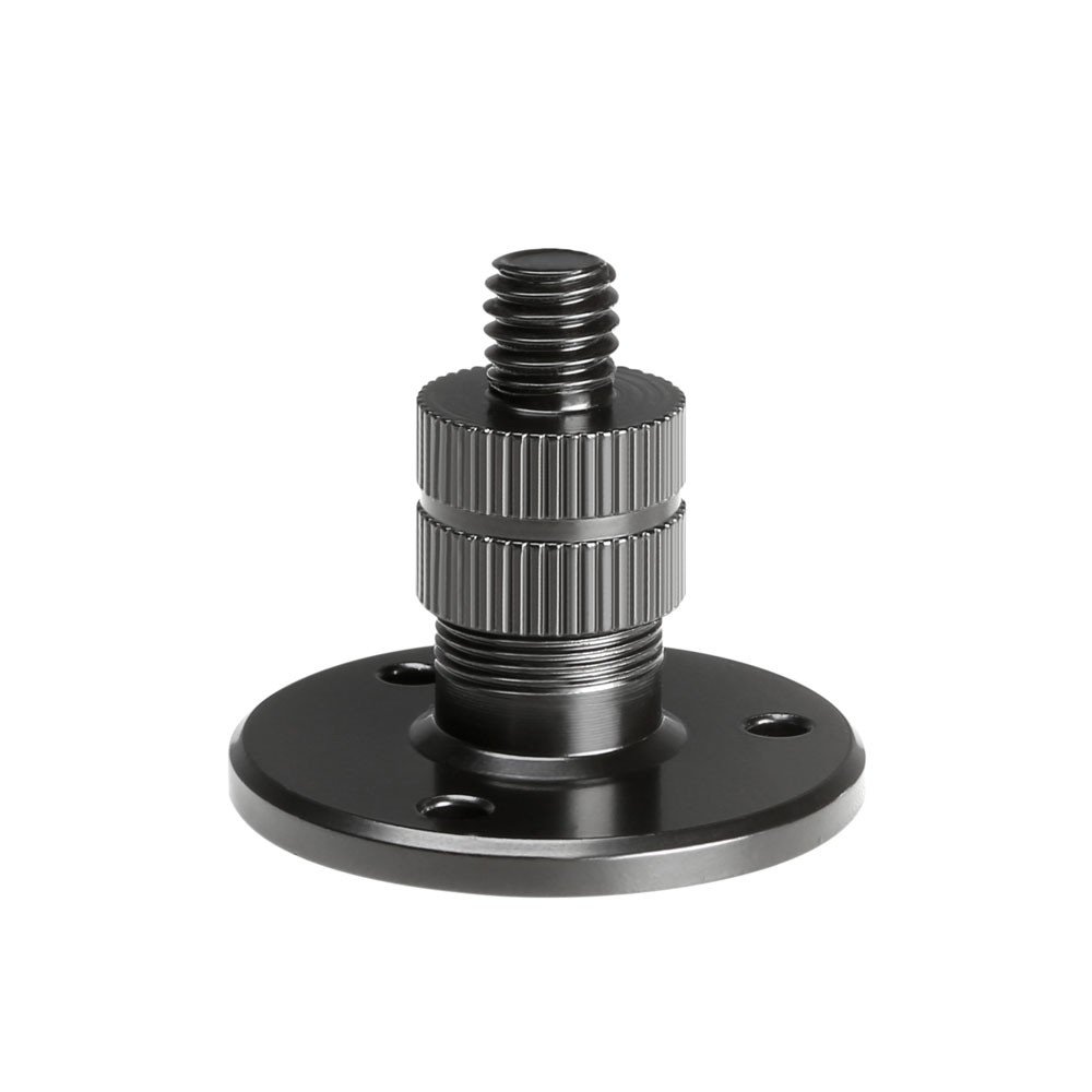 Adam Hall Stands D 921 BLK - Gooseneck Mounting Plate, black