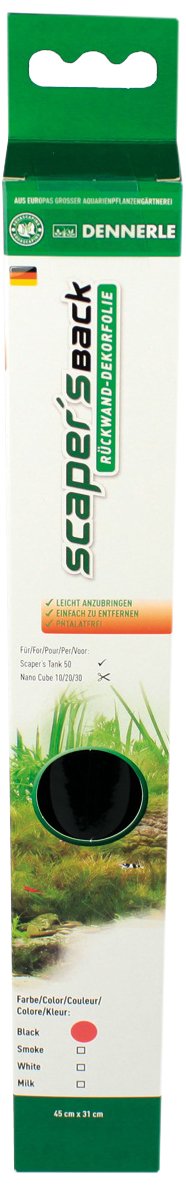Dennerle Scapers Back - Backsheet, Black, black