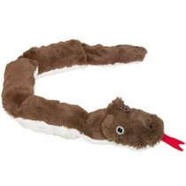 Nobby Xl Squeaker Plush Snake, 85 cm, Brown