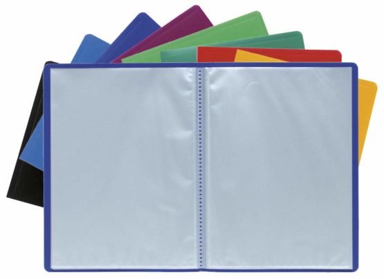 Exacompta Soft PP Display Book, A4, 60 pockets - Blue - Image 2