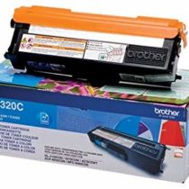 Brother TN-320C Toner Cartridge, Cyan, Single Pack, Standard Yield, Includes 1 x Toner Cartridge, Brother Genuine Supplies