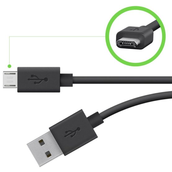 Belkin MixIt Colour Range Micro USB Cable for Smartphones and Tablets, 2 m, Black - Image 3