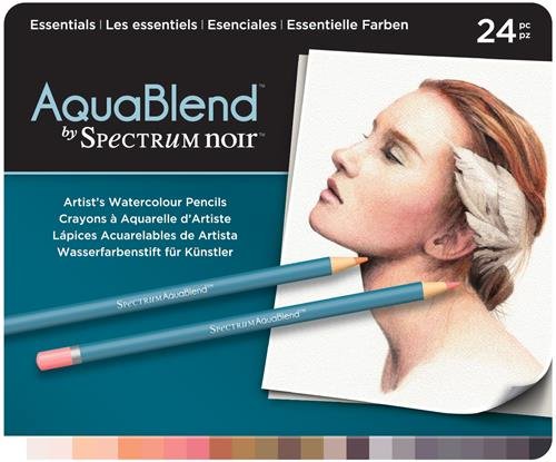 Spectrum Noir Spectrum Aquablend-Essentials, Wood, 24 Count (Pack of 1)