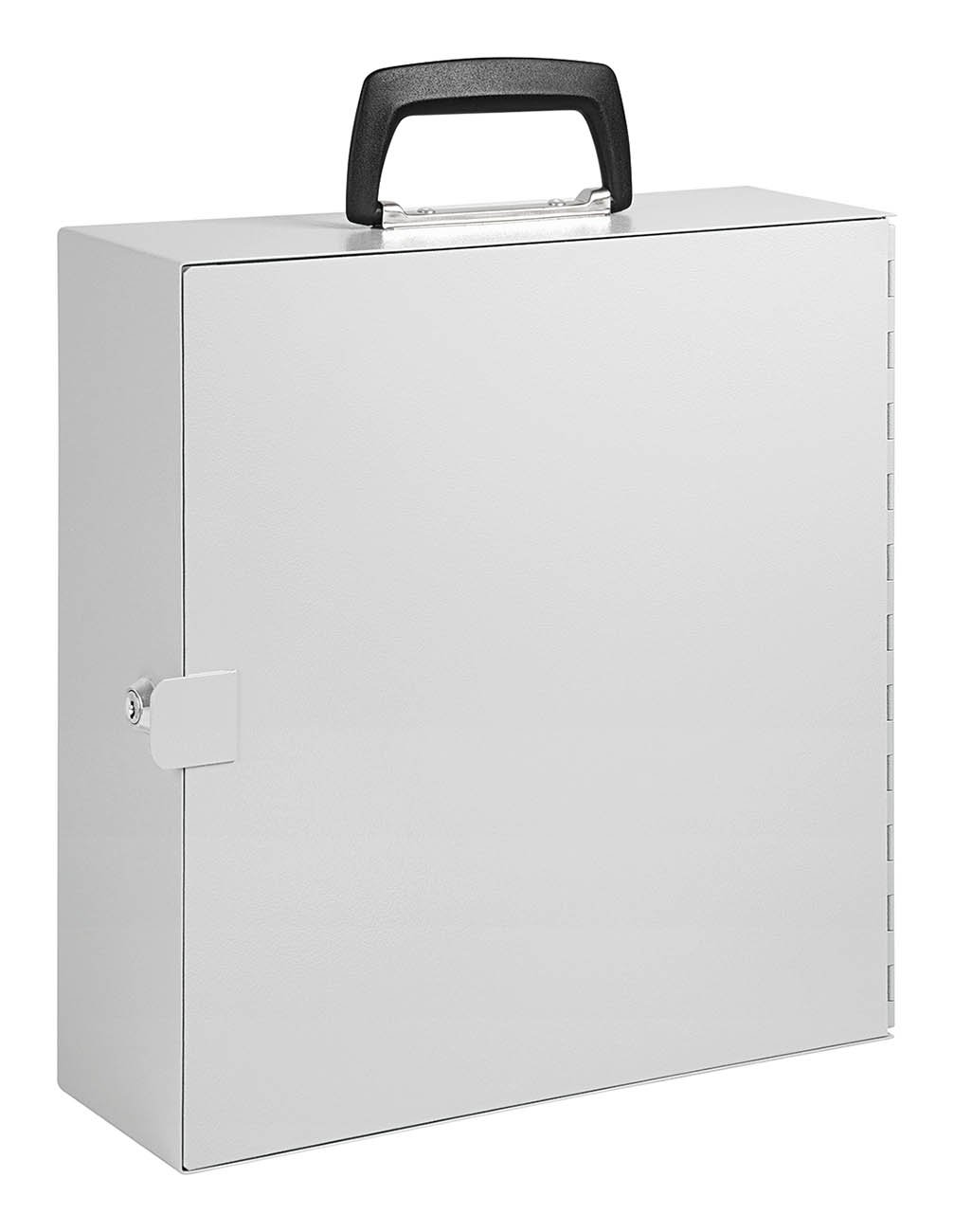 WEDO 102 1637 Document Box with Handle Size: 35.5 x 32.0 x 11.3 cm, Grey - Image 2