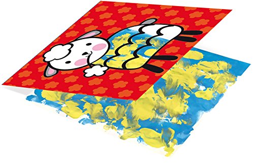 SES 14415 My First - My First Fingerpaint Cards, Multi-coloured - Image 3