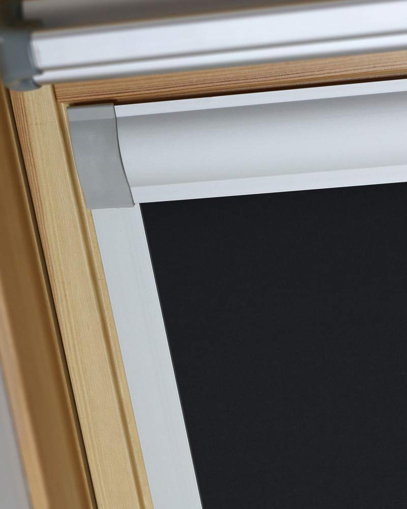 Bloc Skylight Blind for Velux Roof Windows Blockout Black, 102, 39W x 56H cm - Image 4