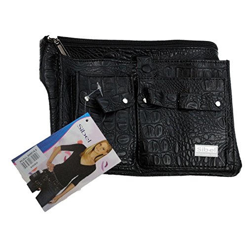 Sibel Hairdresser Belt Tool Bags 3-Piece, 0.18 kg, Black - Image 2
