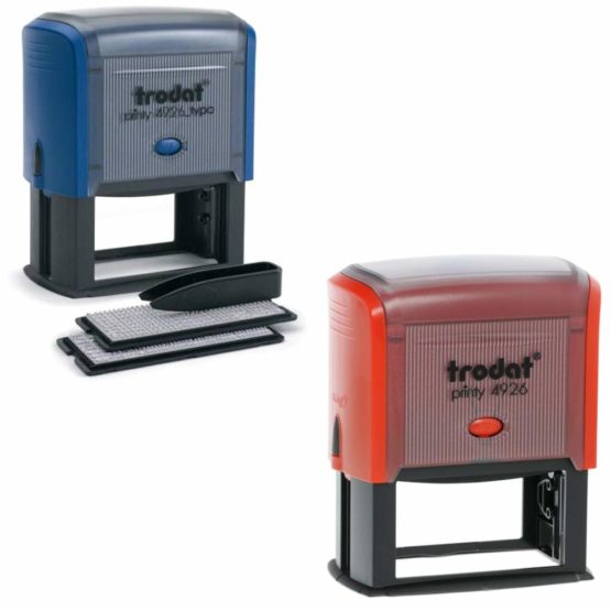 Trodat Replacement Ink Pads for Self-inking Stamps Printy 4726 4926 Red and Blue - Ref 4005 (Pack 2) Red/Blue - Image 3
