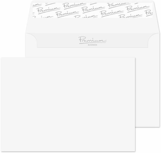 Blake Premium Business C6 114 x 162 mm 120 gsm Peel & Seal Wallet Envelopes (21155) Ice White Wove - Pack of 50