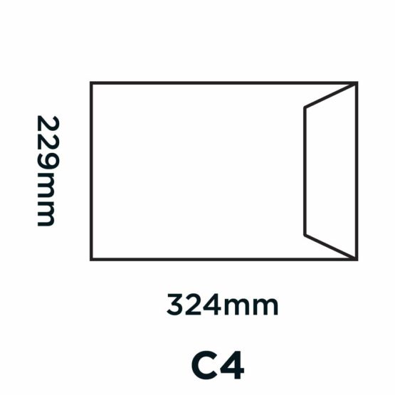 Blake Purely Everyday C4 324 x 229 mm 95gsm Self Seal Pocket Envelopes (FL3891) White - Pack of 250 - Image 2