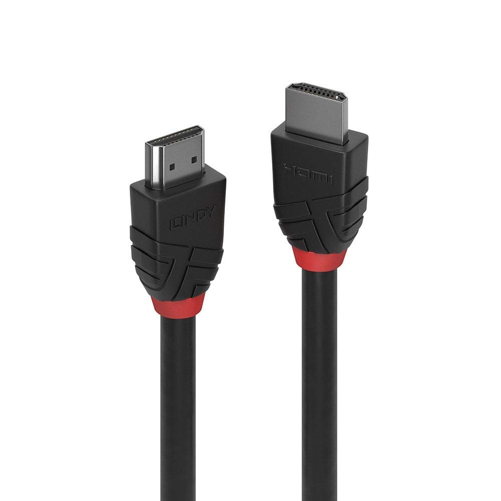 Lindy 3m High Speed HDMI Cable, Black Line, with Ethernet