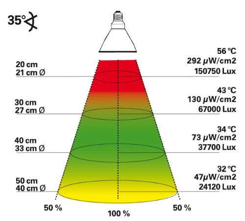 Lucky Reptile Bright Sun UV Desert - 70 W metal halide lamp for E27 sockets, 70 Watt - Image 3