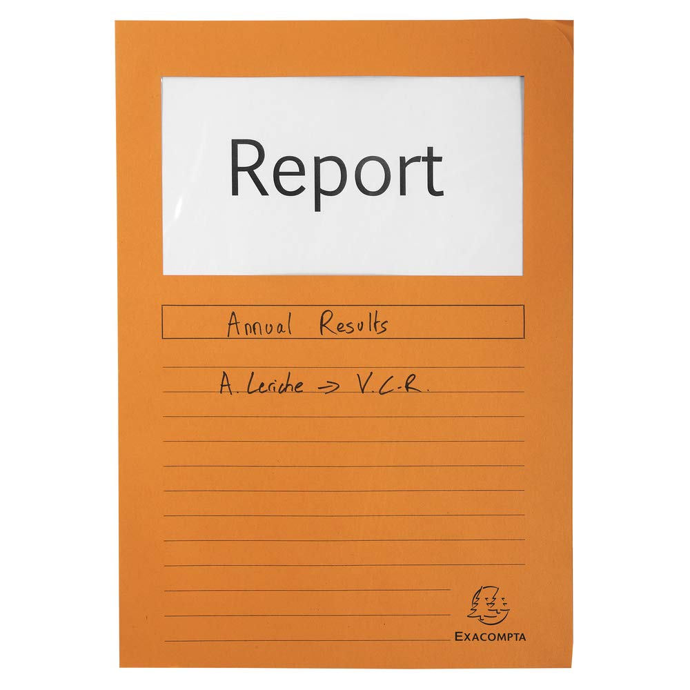 Exacompta, Ref 50104E, Forever Collection, Window Folders, 220 x 310mm in Size, Suitable for A4 Documents - Image 3