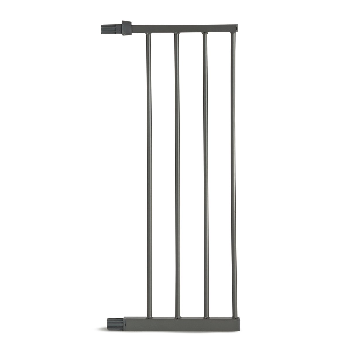 Munchkin Lindam 28 cm Pressure Fit Universal Stair Gate Extension, Silver - Image 2