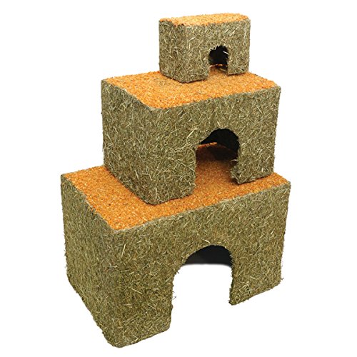 Rosewood Naturals Large Carrot Cottage for Small Animals, Edible Toy, Hay House - Image 2