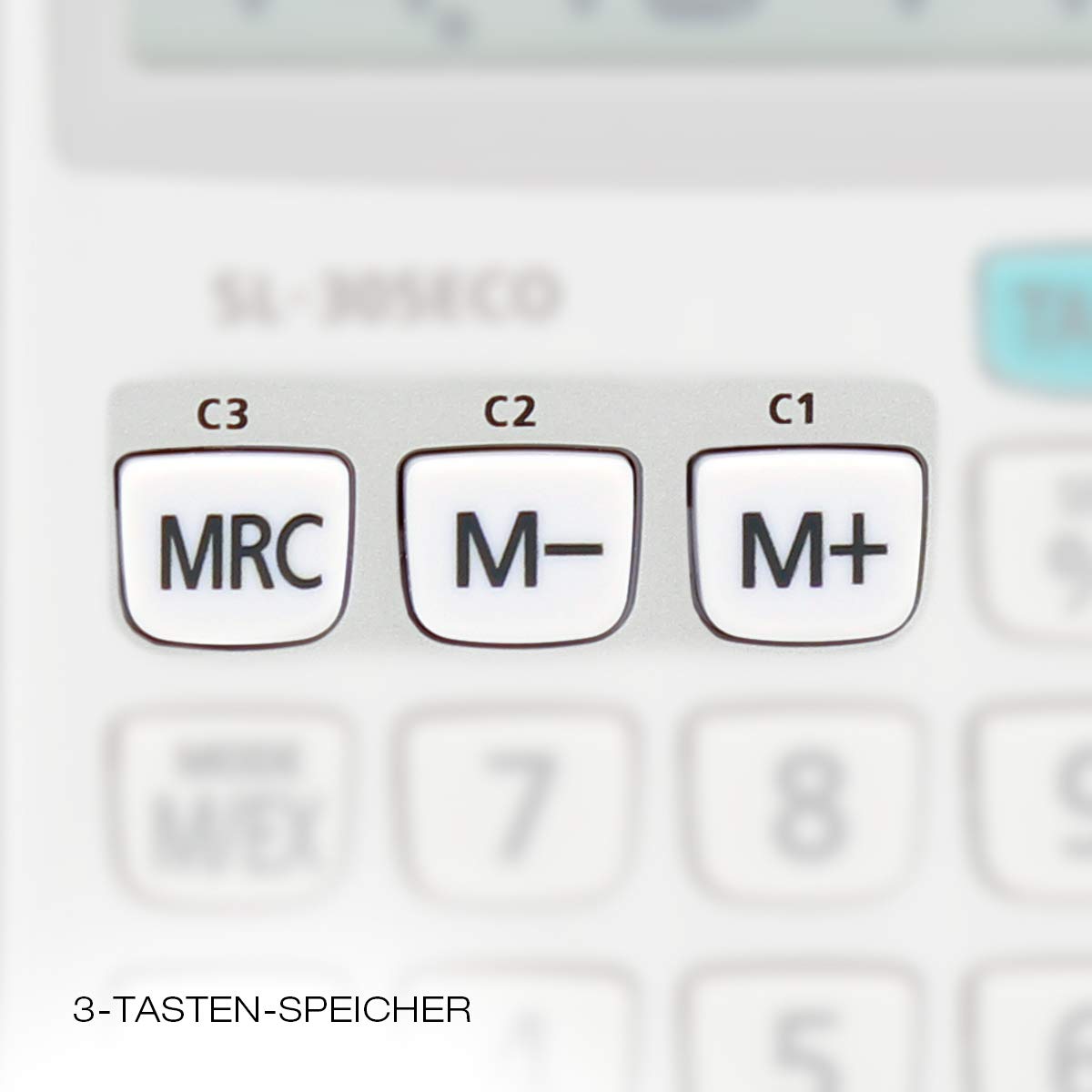 Casio SL-305ECO Calculator, Off-White, 1 - Image 4