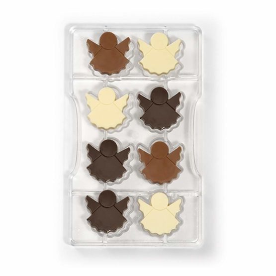 Decora 50133 Angel Chocolate Mould, polycarbonate, 20 x 12 x 2.3 cm