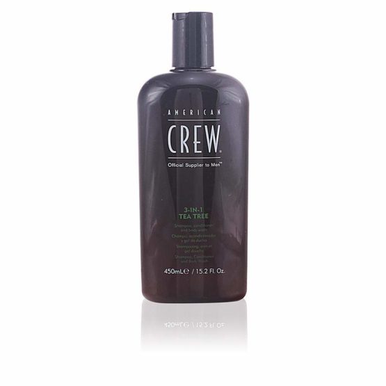 American Crew 3-in-1 Shampoo/Conditioner and Body Wash, Tea Tree, 450 millilitre