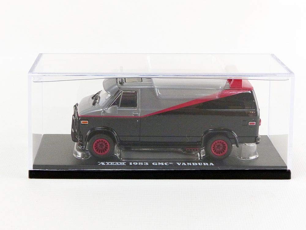 Greenlight Collectibles - 86515 - GMC VANDURA 1983 From A-TEAM Tv Movie 12cm Scale 1/43 - DieCast Model, Black - Image 4
