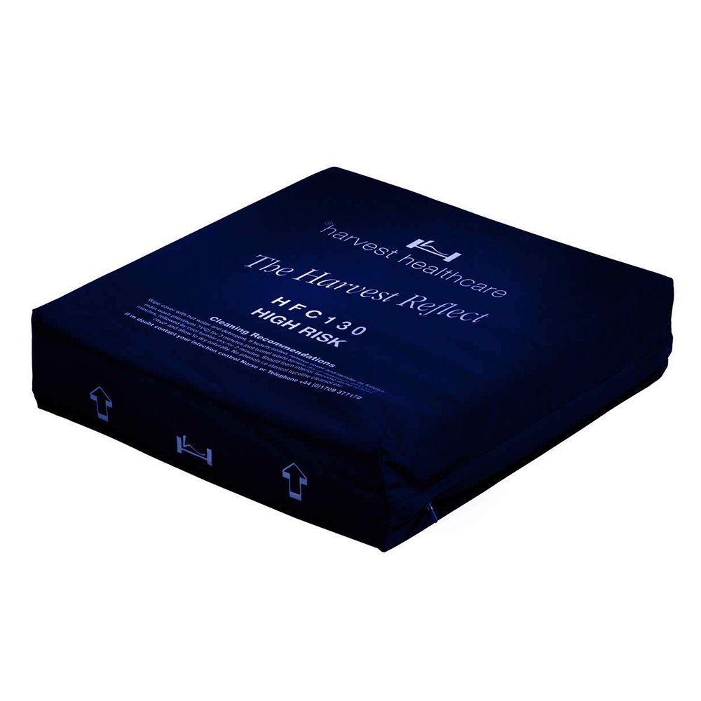 NRS Healthcare Reflect Castellated Memory Foam Cushion - Pressure Care, Blue - Image 2