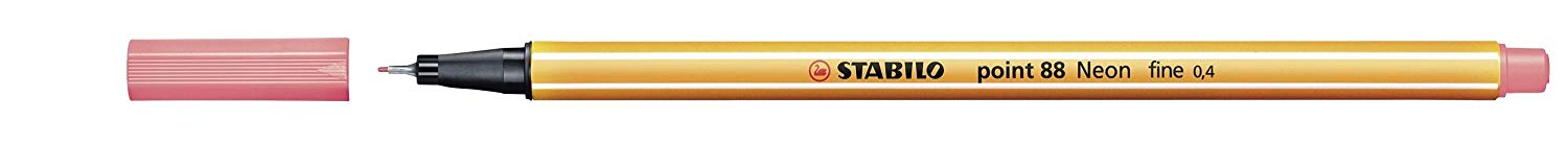 STABILO Fineliner point 88 - Pack of 5 - Neon Colours, 5 count (Pack of 1) - Image 2