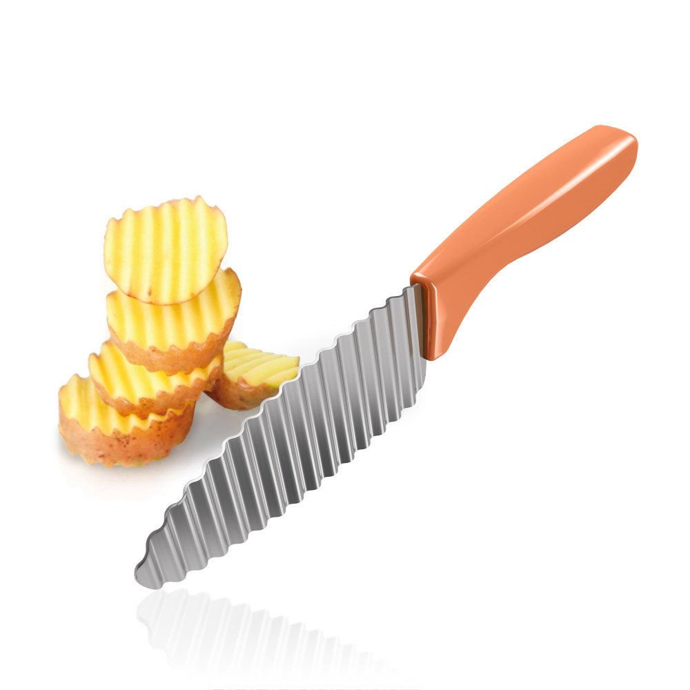 Metaltex "Deco Wave Cutter, Silver, 2.1 x 9.5 x 26 cm