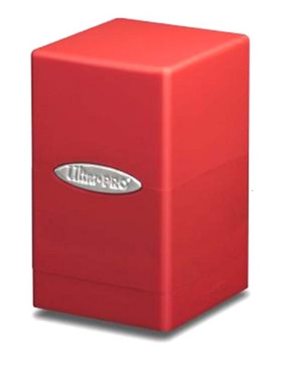 Ultra Pro  330574  DECKBOX Satin Tower C6 Card Game (Red)