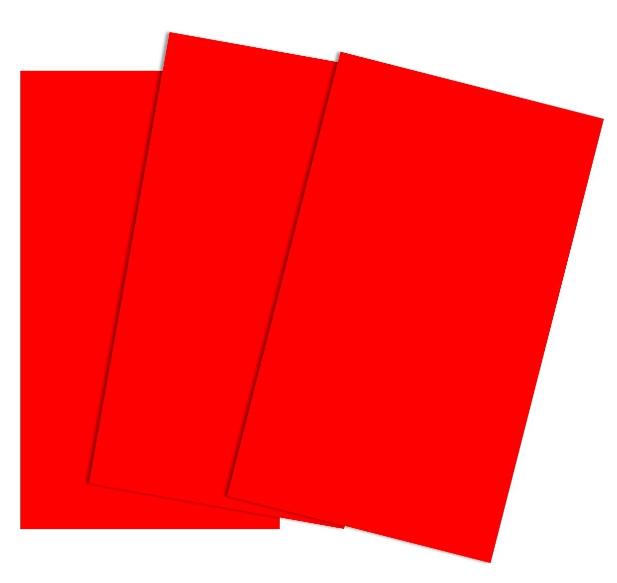 House of Card & Paper A2 220 GSM Coloured Card - Red (Pack of 50 Sheets)