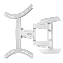 Hama TV wall bracket (tiltable, swivelling, fully mobile for televisions from 32 to 65 inches, incl. Fischer dowels, VESA up to 400x400, max. 35 kg) white