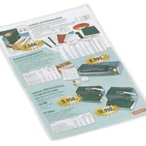 Esselte Card Holder, Pack of 100, A4 Format, Transparent, 105 Micron PP Material, 47774