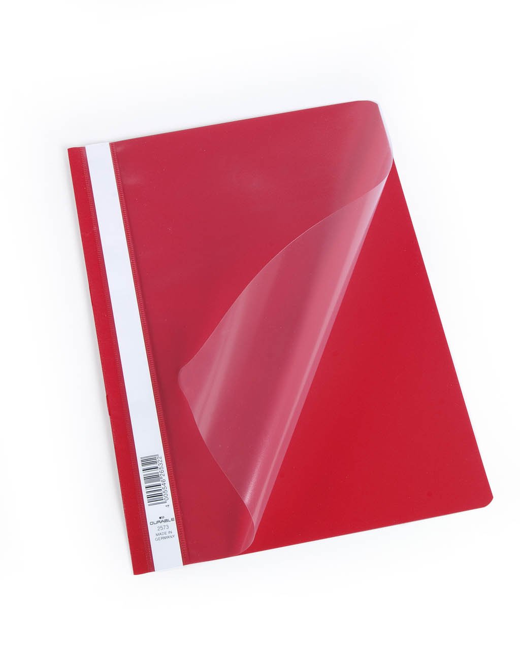 Durable 252303 Clear View Folder-Report File A4 PP, Red - Pack of 25, DIN A4 - Image 2