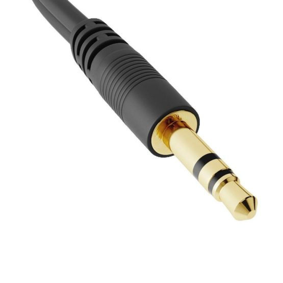 AKORD® Gold 3.5mm Headphone Splitter Jack Male to 2 Dual Female Cable lead audio Y-SPLITTER - Image 2