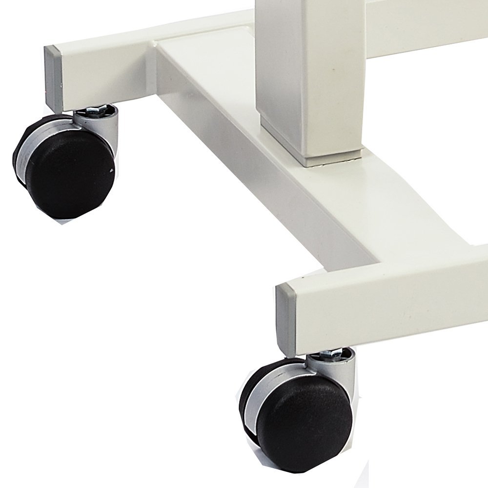 NRS Healthcare EasyLift Overbed/Over Chair Table Beech N43541 Height Adjustable Standard Base