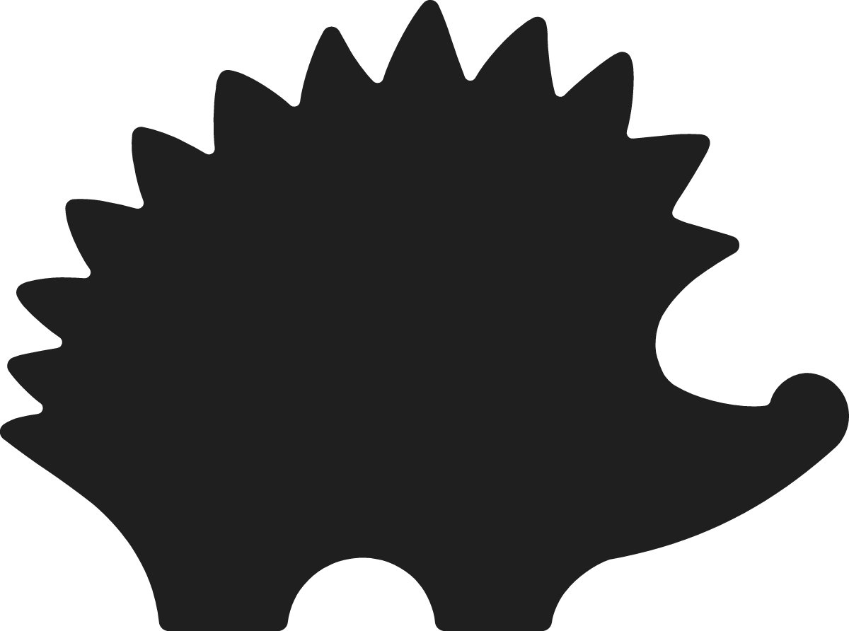 Heyda Motif Punch, Large Motif Size: Approx. 2.5 cm Theme: Hedgehog Hedgehog - Image 3