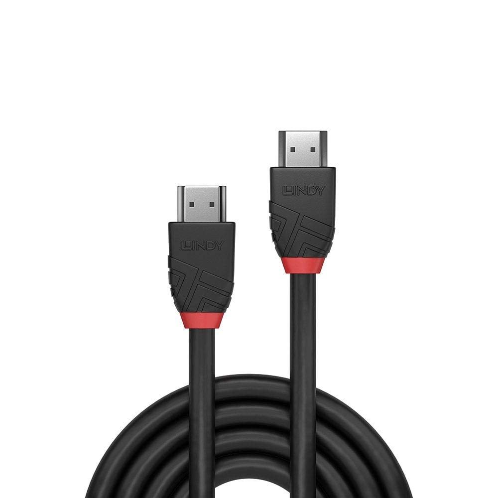 Lindy 3m High Speed HDMI Cable, Black Line, with Ethernet - Image 2