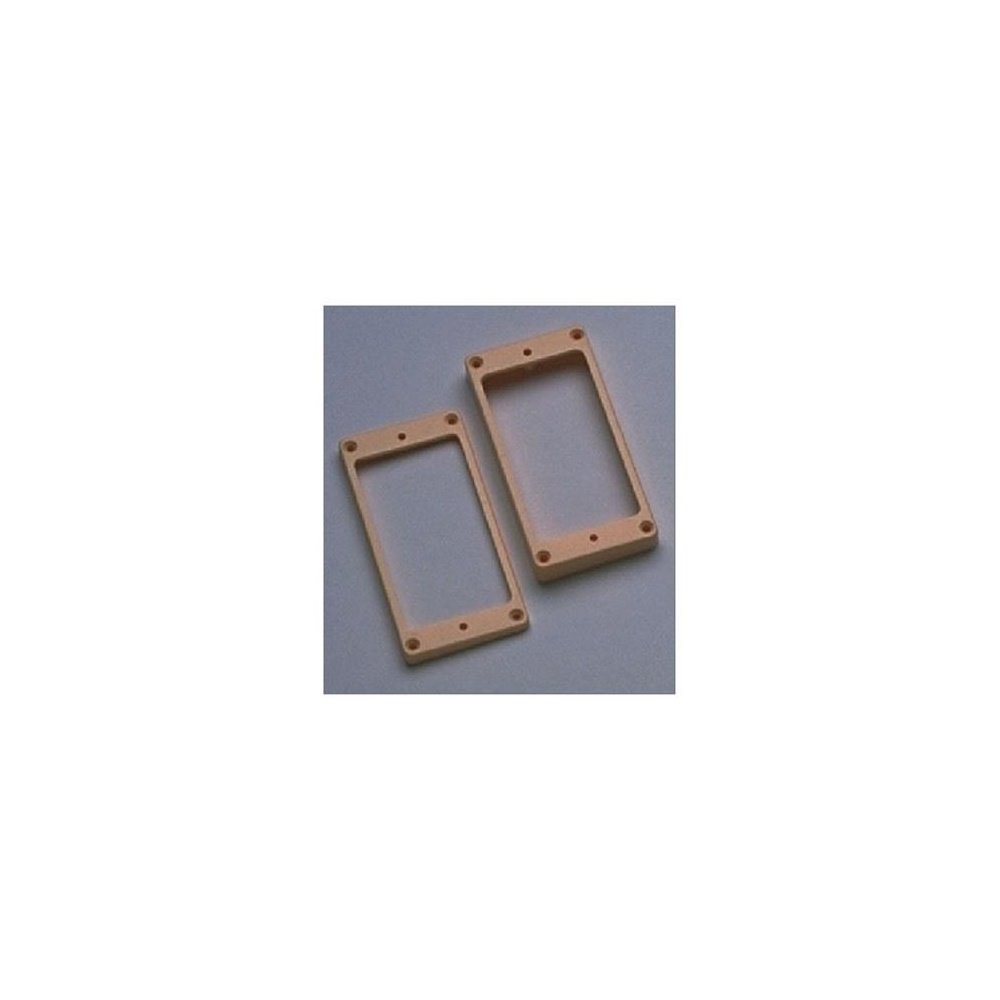Allparts PC-0733-028 Humbucker frame set for vaulted ceilings cream