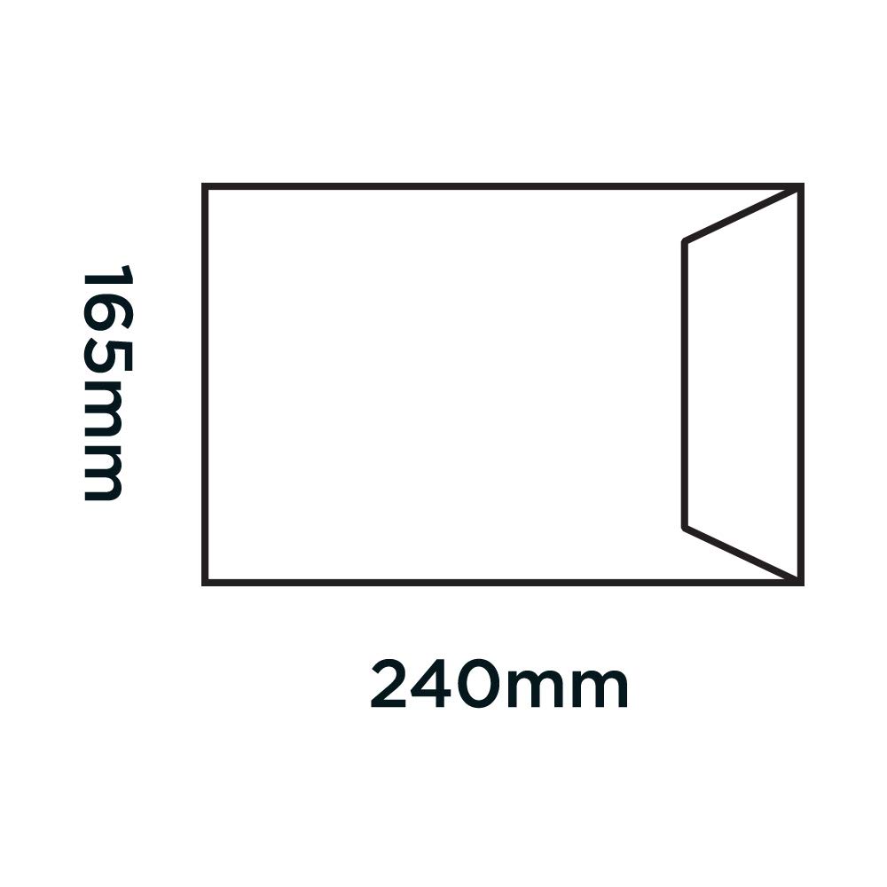 Blake Purely Everyday C5+ 240 x 165 mm 100 gsm Pocket Self Seal Envelopes (3331) White - Pack of 500 - Image 2