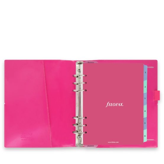 Filofax A5 Domino Patent Organiser - Pink, 2020 - Image 2