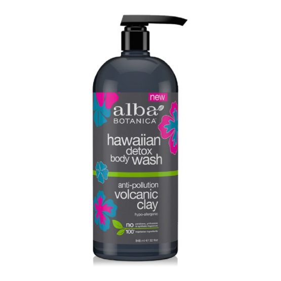 Alba Botanica Hawaiian Anti-pollution Volcanic Clay Body Wash, 100 g