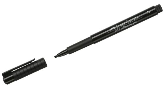 Faber Castell 167599 2.5 mm"B Pitt Artist" India Ink - Black
