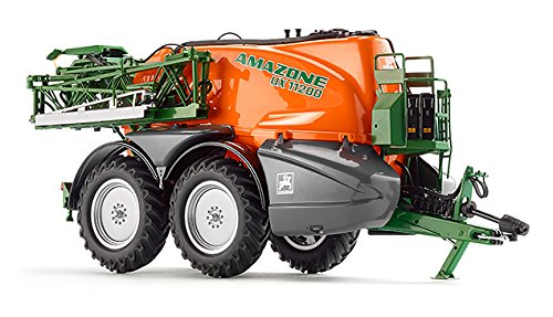 Wiking 7346 Amazone UX 11200 Field Sprayer Vehicles, Orange, Small