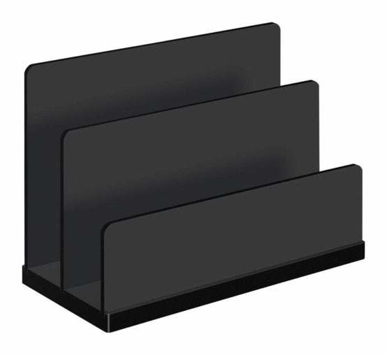 Wedo 633001 Office Letter Rack - Black