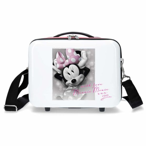 Disney Minnie Style Adaptable Beauty Case White 29x21x15 cms ABS