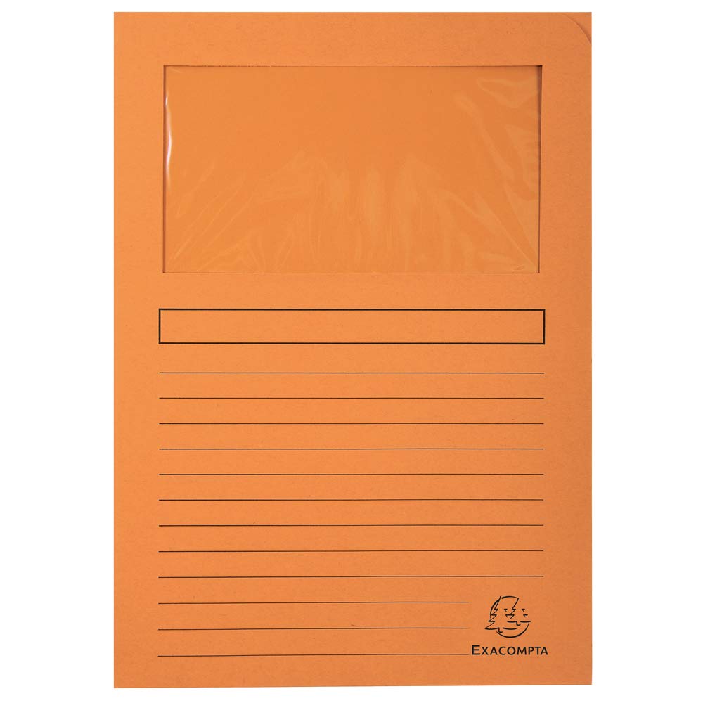 Exacompta, Ref 50104E, Forever Collection, Window Folders, 220 x 310mm in Size, Suitable for A4 Documents