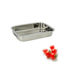 Util 'Home 4615220 Stainless Steel Rectangular Dish with Handles 30 x 21 x 5.5 cm