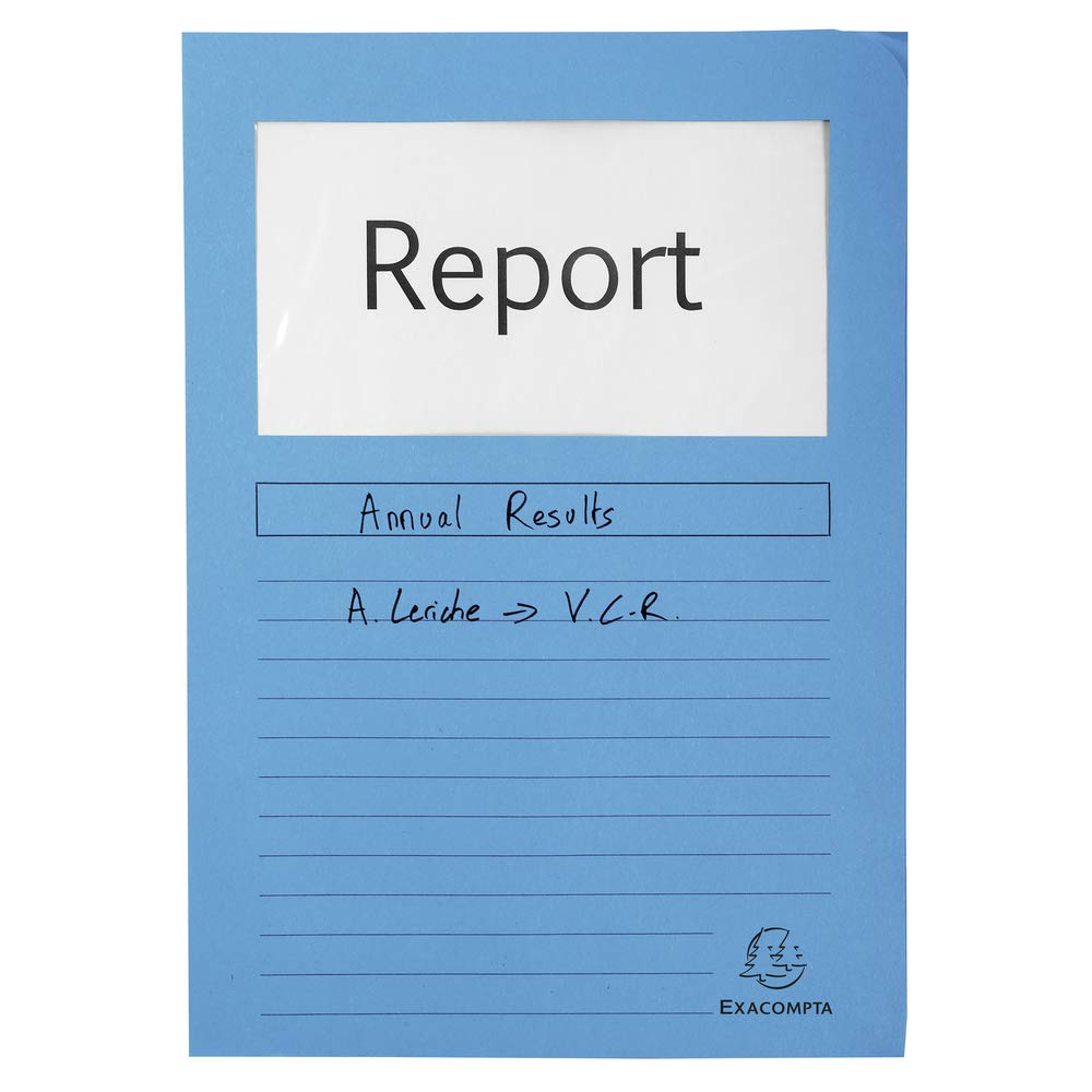 Exacompta, Ref 50106E, Forever Collection, Window Folders, 220 x 310mm in Size, Suitable for A4 Documents - Image 3
