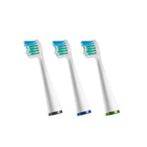 Waterpik Compact Brush Heads, Replacement Slim Toothbrush Heads for Sensonic and Complete Care, Pack of 3 (SRSB-3E)