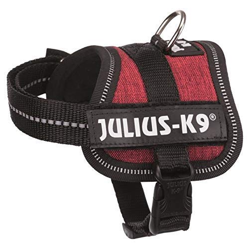 K9 Powerharness, Size: 3XS/Baby 1, Burgundy - Sackcloth