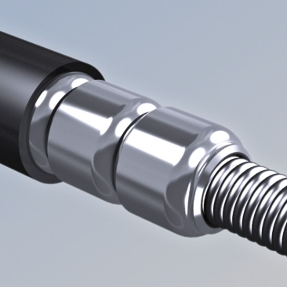 ABUS armoured cable lock Steel-O-Flex Microflex 6615K, Cable lock made of steel cable with armour made of steel sleeves - Image 3