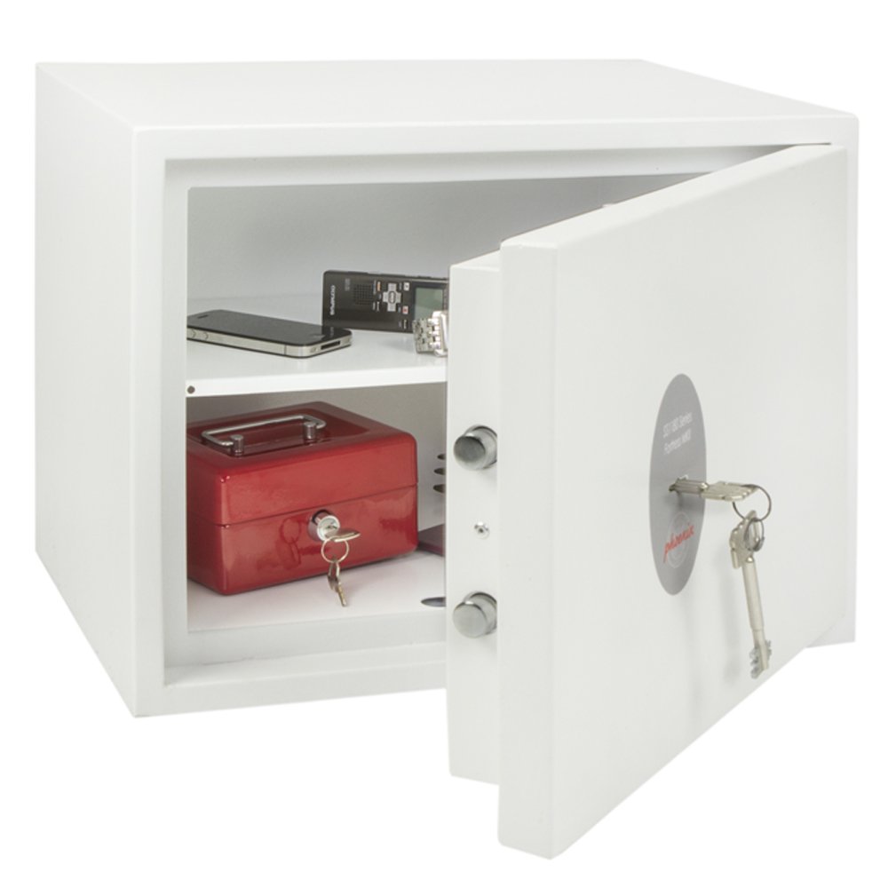 Phoenix Safe Company, SS1182K Fortress, UK Police Approved, Twin Locking Bolts, Key Locking, White Paint Finish - Image 3